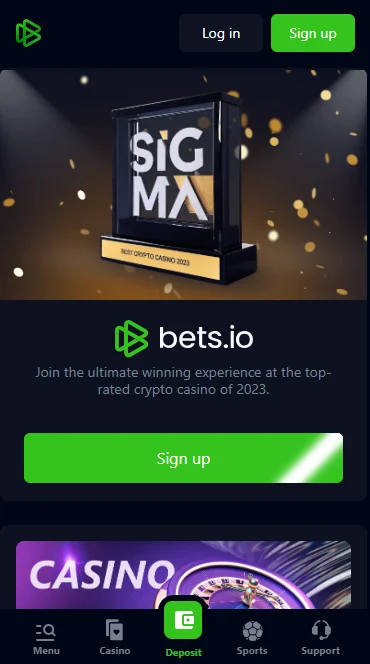 bets.io casino mobile app